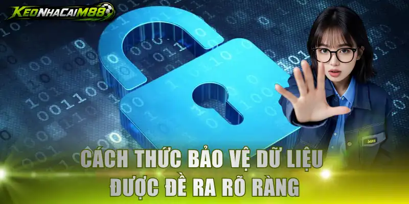 Cách thức bảo vệ dữ liệu được đề ra rõ ràng