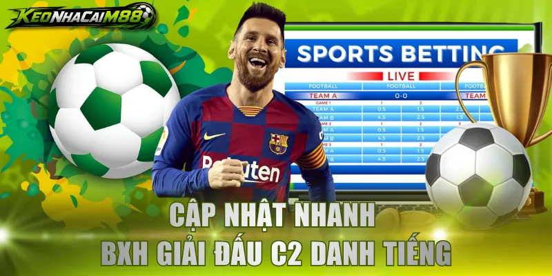 Cập nhật nhanh BXH giải đấu C2 