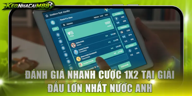 Đánh giá nhanh cược 1x2 tại giải đấu lớn nhất nước Anh