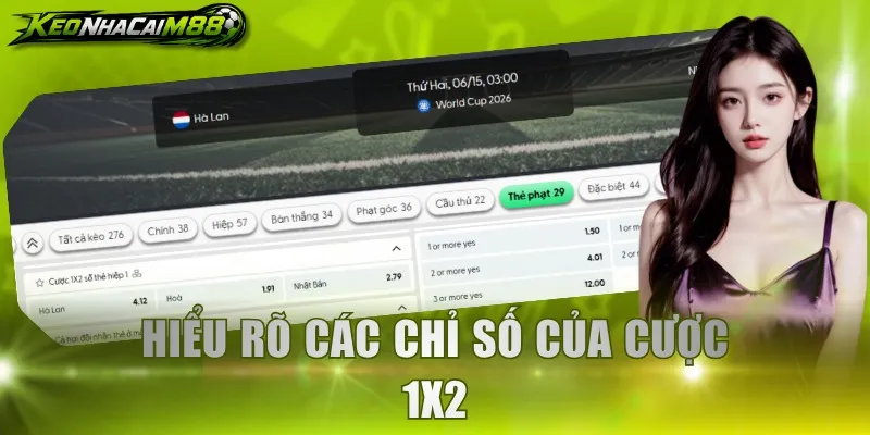 Hiểu rõ các chỉ số của cược 1x2
