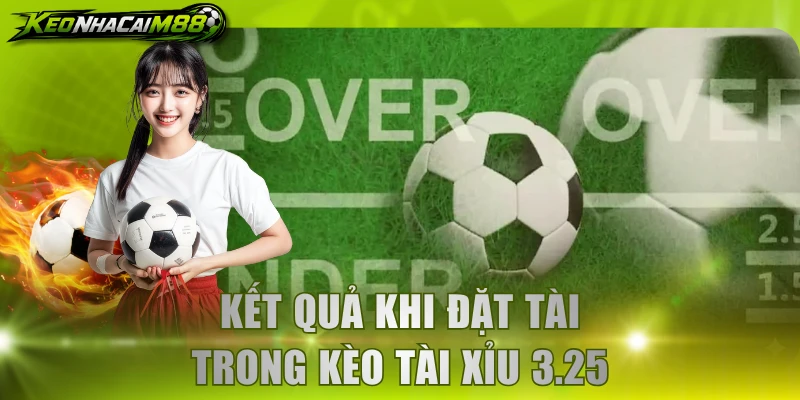 Kết quả khi đặt tài trong kèo tài xỉu 3.25