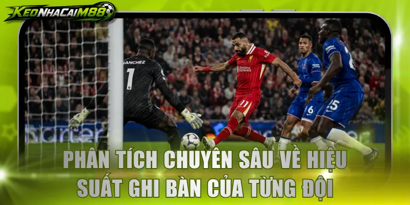 Phân tích chuyên sâu về hiệu suất ghi bàn của từng đội