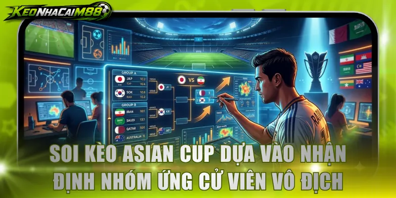 Soi kèo Asian Cup dựa vào nhận định nhóm ứng cử viên vô địch