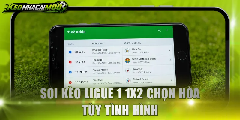 Soi kèo Ligue 1 1x2 chọn hòa tùy tình hình