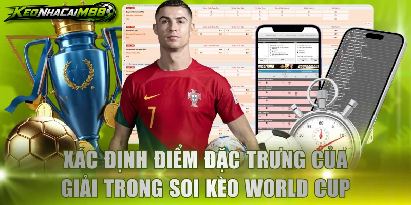 Xác định điểm đặc trưng của giải trong soi kèo World Cup